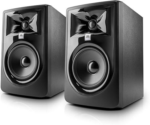 (2) JBL 305P MkII 5" 2-Way Active Powered Studio Reference Monitors Speakers