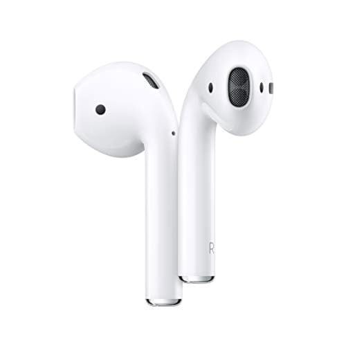 Apple AirPods (2nd Generation) Wireless Ear Buds, Bluetooth Headphones with Lightning Charging Case Included, Over 24 Hours of Battery Life,...