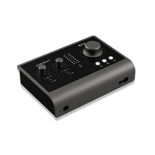 Audient Audio Interface iD14 MKII, 2 Class-A Microphone Preamps (High Performance USB Audio Interface, USB-C Connector, Monitor Mix and Monitor...