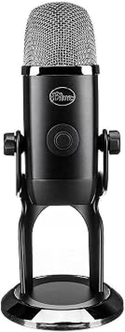 Blue Yeti X Professional Condenser USB Microphone with High-Res Metering, LED Lighting & Blue Voice Effects for Gaming, Streaming &...
