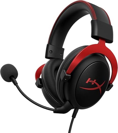 HyperX Cloud II - Gaming Headset, 7.1 Surround Sound, Memory Foam Ear Pads, Durable Aluminum Frame, Detachable Microphone, Works with...
