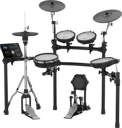 Roland High-performance, Mid-level Electronic V-Drum Set (TD-25K-S) with 10" snare pad, 8" tom pad (x3), 12" crash v-cymbal, KD-9 kick...