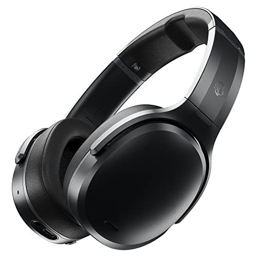 Skullcandy Crusher ANC Over-Ear Noise Canceling Wireless Headphones with Sensory Bass, 24 Hr Battery, Microphone, Works with Bluetooth Devices -...
