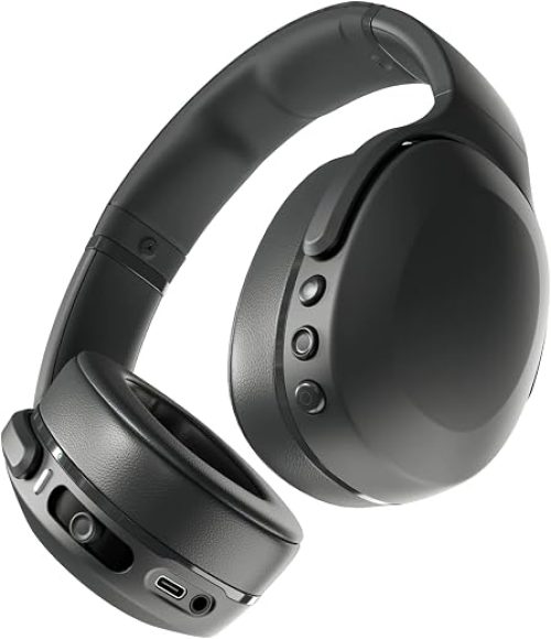 Skullcandy Crusher Evo Wireless Bluetooth Headphones with Multi-Sensory Bass, Noise Isolating Over-Ear Fit, Up to 40 Hours Battery, Microphone for...