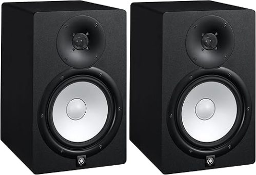YAMAHA HS8 Studio Monitor, Black, 8 Inch (Pack of 2)